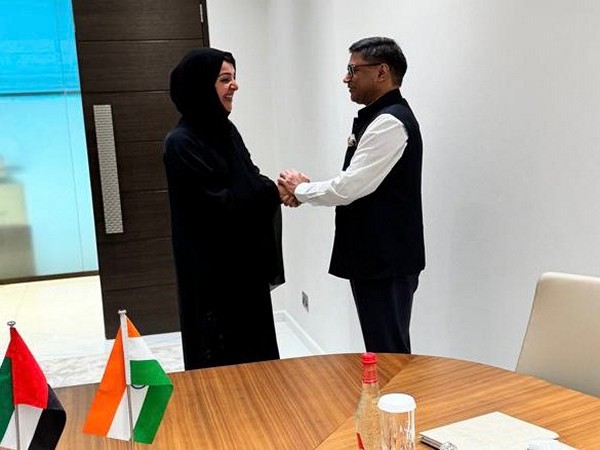 Foreign Secretary Misri meets UAE State Minister in Dubai (Photo/X@IndembAbuDhabi)