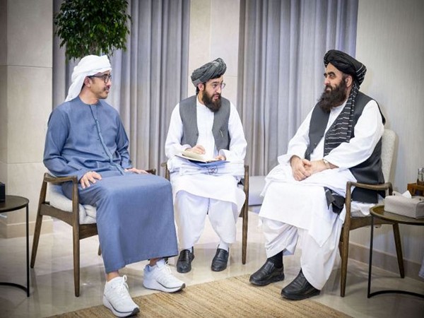 Abdullah bin Zayed receives Acting Foreign Minister of Afghanistan (Photo/WAM)