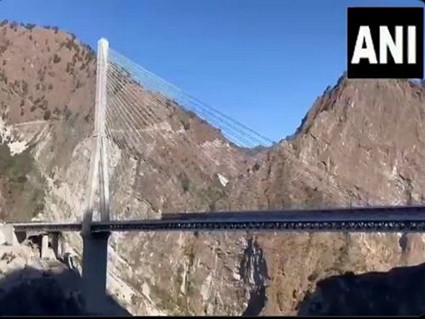 Speed trials on the Katra-Banihal railway section. (Photo/ANI)