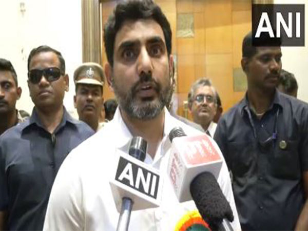 Andhra Pradesh minister Nara Lokesh (File Photo/ANI)