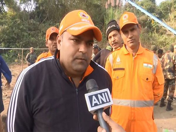 Roushan Kumar Singh, Inspector of 1st Battalion, NDRF.(Photo/ANI)