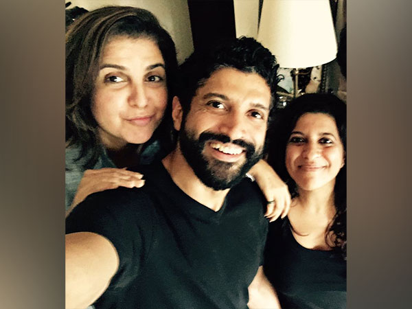 Farah Khan, Farhan Akhtar, Zoya Akhtar (Image source: Instagram)