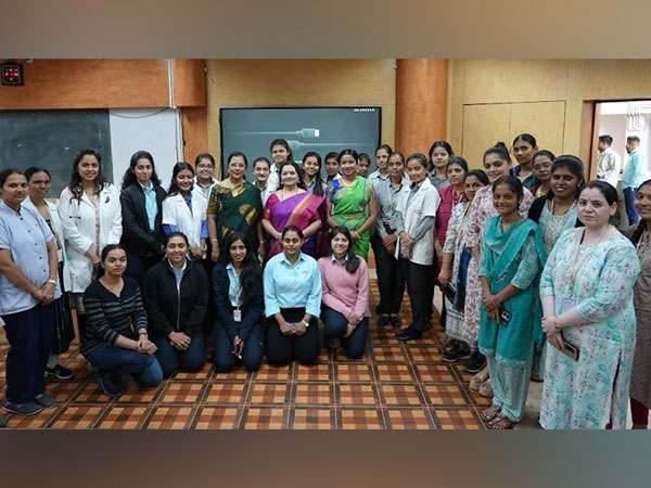 Bharatnatyam Guru Dr. Swati Daithankar along with Medical Students and Department of Physiology of Dr. D. Y. Patil Medical College, Hospital & Research Centre, Pimpri, Pune