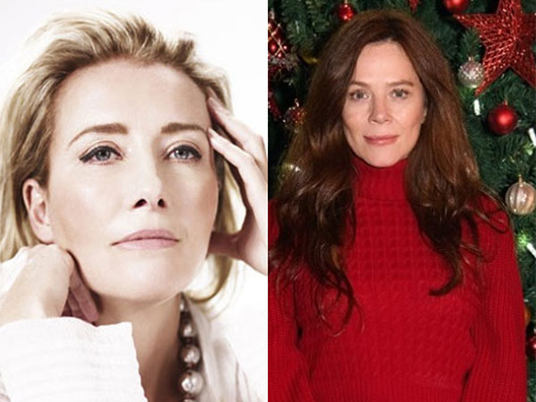 Emma Thompson (Image Source/X) and Anna Friel (Image Source/@Anna Friel)