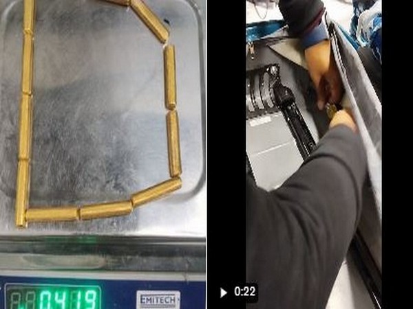 Delhi Customs arrest passenger with suspected gold worth over Rs 32 lakh (Photo/ANI)