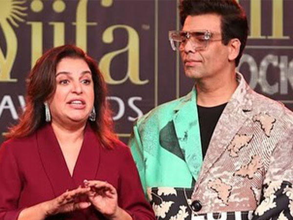 Karan Johar with Farah Khan (Image source: Instagram/@karanjohar)