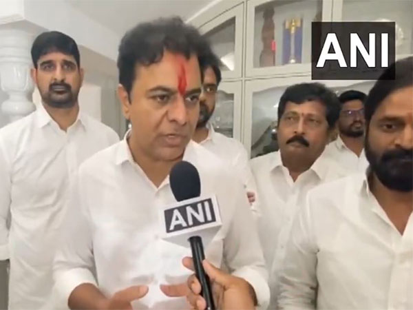 BRS working president and former Telangana Minister KTR (Photo/ANI)