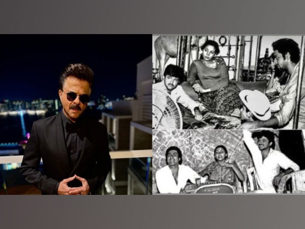 Anil Kapoor and monochrome picture of 'Hum Paanch' (Image source: Instagram/@anilskapoor)