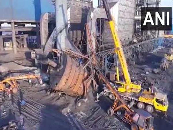 Mungeli's Iron factory silo structure collapses (Photo/ANI)