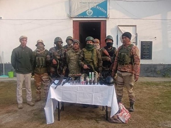 Security Forces and Manipur Police seize arms and ammunition (Photo/Manipur Police)