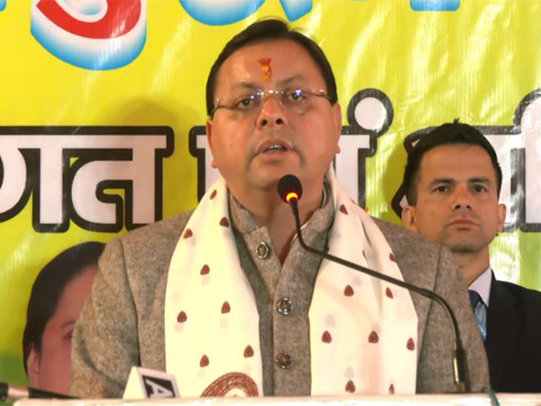  Uttarakhand Chief Minister Pushkar Singh Dhami (Photo/ANI)