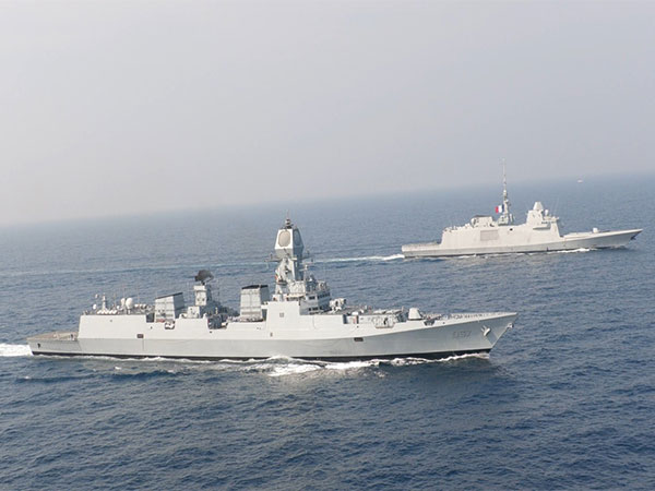 Indian Navy and French Navy enhance strategic ties through a joint Maritime Partnership Exercise off the Western Seaboard. (Photo: ANI)