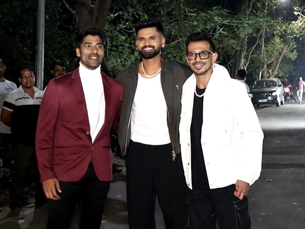  Yuzvendra Chahal, Shreyas Iyer, Shashank Singh (Photo/ANI)