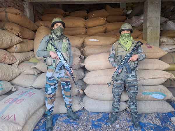 Assam Rifles recovers 12,620 kgs of illegal Areca Nuts (Photo/AssamRifles)