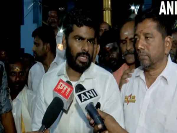 Bharatiya Janata Party’s Tamil Nadu President K Annamalai (Photo/ANI)