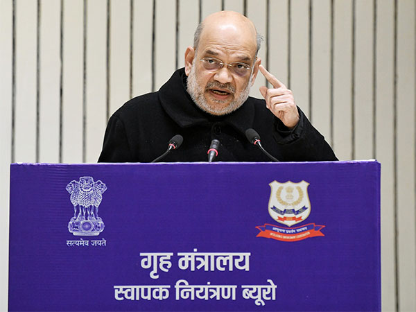 Union Home Minister Amit Shah addresses the gathering during the Regional Conference on 