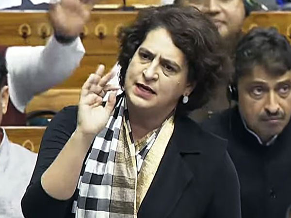 Congress leader Priyanka Gandhi Vadra  (Photo/ANI)