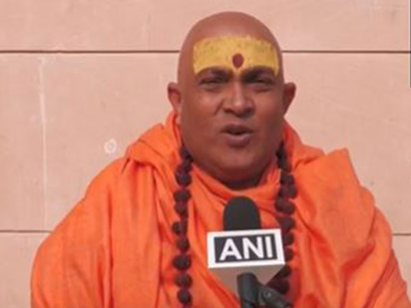 Swami Jitendranaad Saraswati, National General Secretary of Akhil Bhartiya Sant Samiti (Photo/ANI)