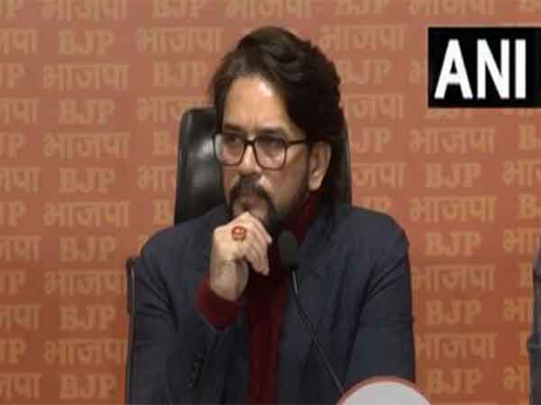 BJP MP Anurag Thakur. (Photo/ANI)