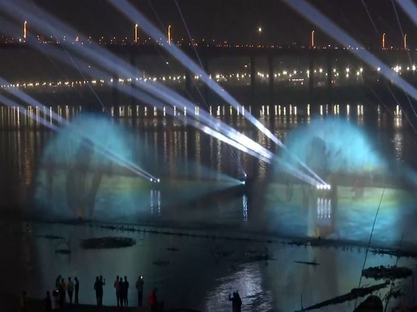 Visuals from the water laser show (Photo/ANI) 