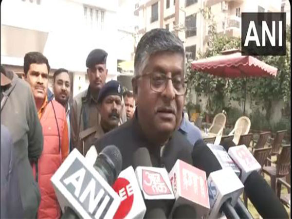 Bharatiya Janata Party (BJP) MP Ravi Shankar Prasad (Photo/ANI)