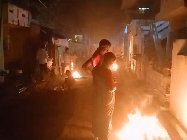 People burning the old and unused items (Photo/ANI)