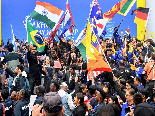 Players at the inauguration of Kho Kho World Cup (Photo: ANI)