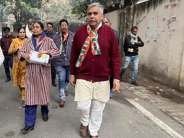 Congress' Sandeep Dikshit campaigns (File Photo/X@_SandeepDikshit)