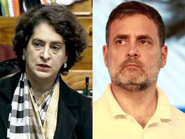 Congress MPs Rahul Gandhi and Priyanka Gandhi (Photo/ANI)