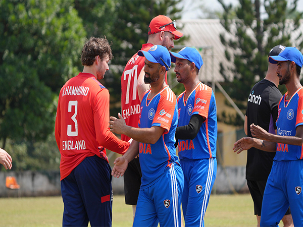 Indian Physical Disability cricket team with England PD players. (Picture: DCCI)