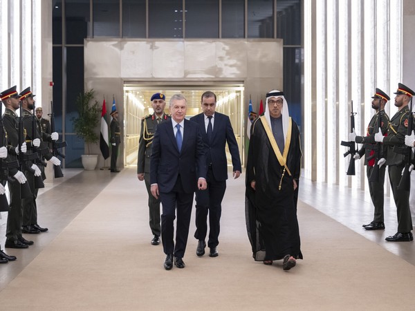 President of Uzbekistan arrives in UAE on official visit, received by Mansour bin Zayed (Image/WAM)