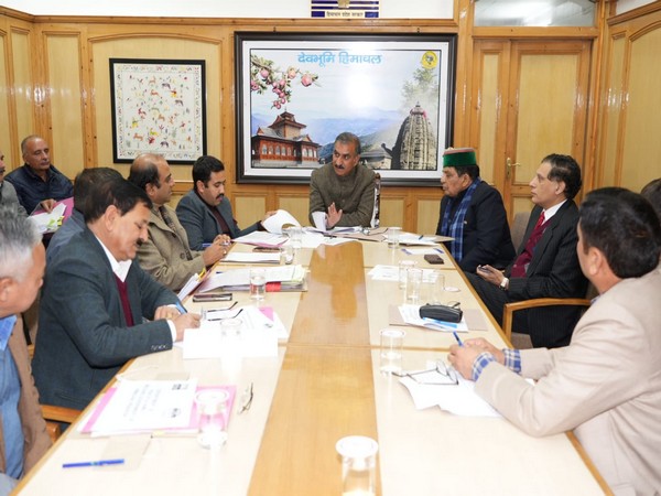 Himachal govt reviews developmental projects of various departments (Photo/ANI)