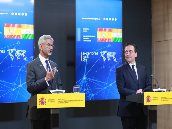 External Affairs Minister S Jaishankar with José Manuel Albares, Spanish Foreign Minister (Image: x@DrSJaishankar)