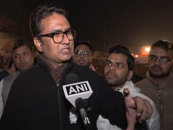 Congress candidate Patparganj constituency seat Anil Chaudhary (Photo/ANI) 