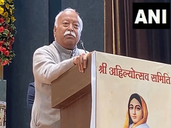  Rashtriya Swayamsevak Sangh (RSS) supremo Mohan Bhagwat (Photo/ANI)