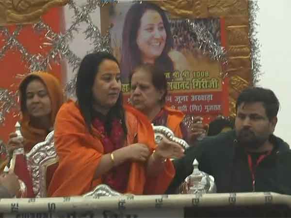 Mahamandaleshwar Jayambanandgiri (Photo/ANI)