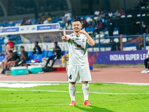 MSC's Mirjalol Kasimov celebrating after scoring. (Picture: ISL Media)