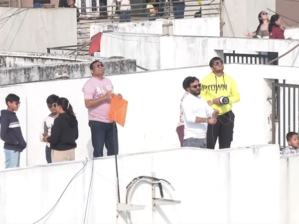 People celebrating Makar Sankranti (Photo/ANI)