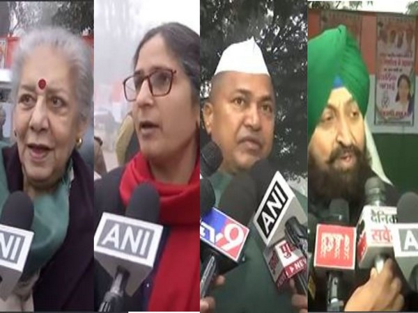 Congress leaders  Ambika Soni, Ranjeet Ranjan,Nana Patole and  Pratap Singh Bajwa  (Photo/ANI)