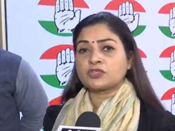 Congress candidate from Kalkaji seat for the upcoming Delhi assembly elections 2025, Alka Lamba (Photo/ANI)
