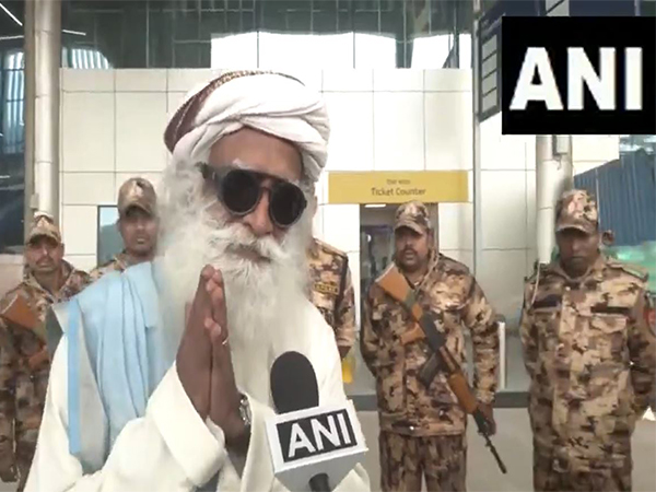 Spiritual leader Sadhguru Jaggi Vasudev (Photo/ANI)