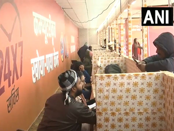 AI lost and found centre setup at Prayagraj (Photo/ANI)