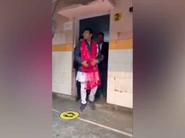 Sushant Mishra heading for nomination (Photo/Screengrab of video shared by his office)