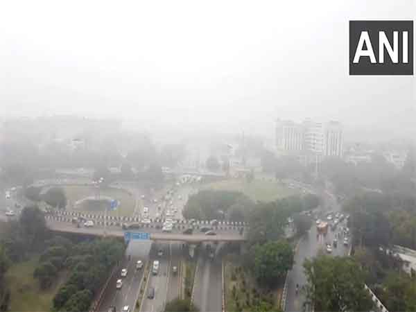 Drone visuals from AIIMS (Photo/ANI)