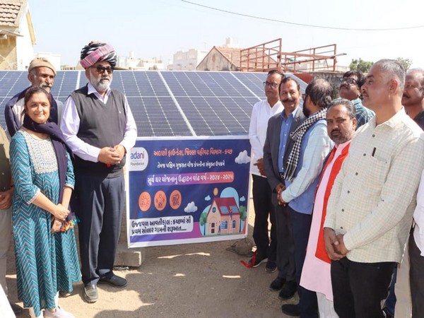 Dhrab and Bhopavandh become Kutch’s first fully solar villages (Photo source: Adani)