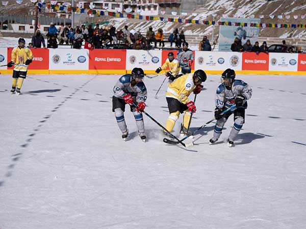 A visual from the match. (Photo- IHALS)