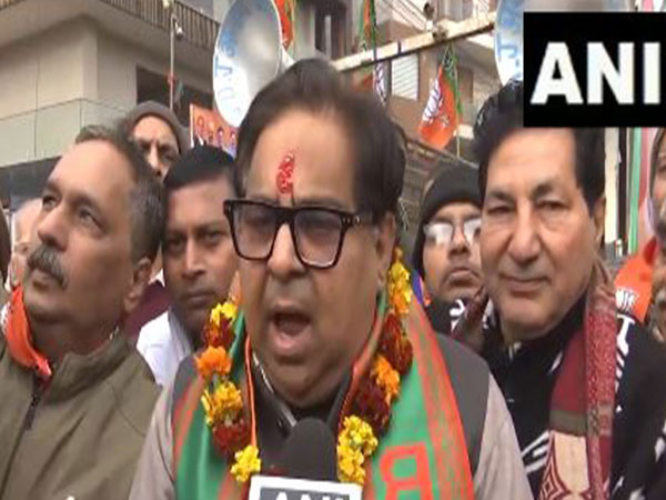 BJP Candidate from Moti Nagar Assembly Seat, Harish Khurana (Photo/ANI)