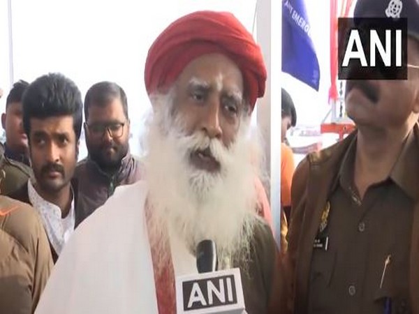 Sadhguru (Spiritual leader) on Prayagraj Mahakumbh 2025.(Photo/ANI)