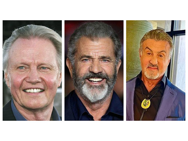 Jon Voight, Mel Gibson and Sylvester Stallone (Photo/@jonvoight/@MelGibsonSite/@officialslystallone)