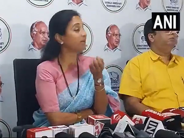 NCP-SCP MP Supriya Sule (Photo/ANI)
